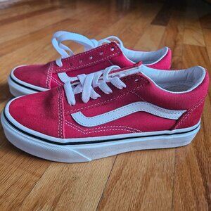 Vans Shoes: Red Kids sz 1